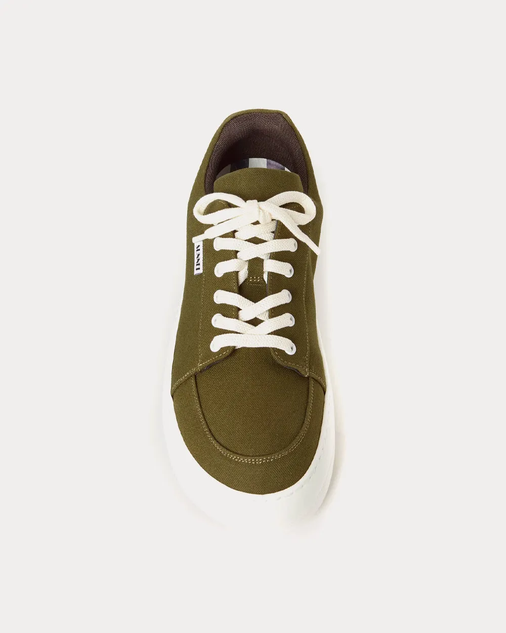 Dreamy Canvas Military Green Low Top Sneakers