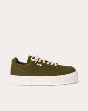 Dreamy Canvas Military Green Low Top Sneakers