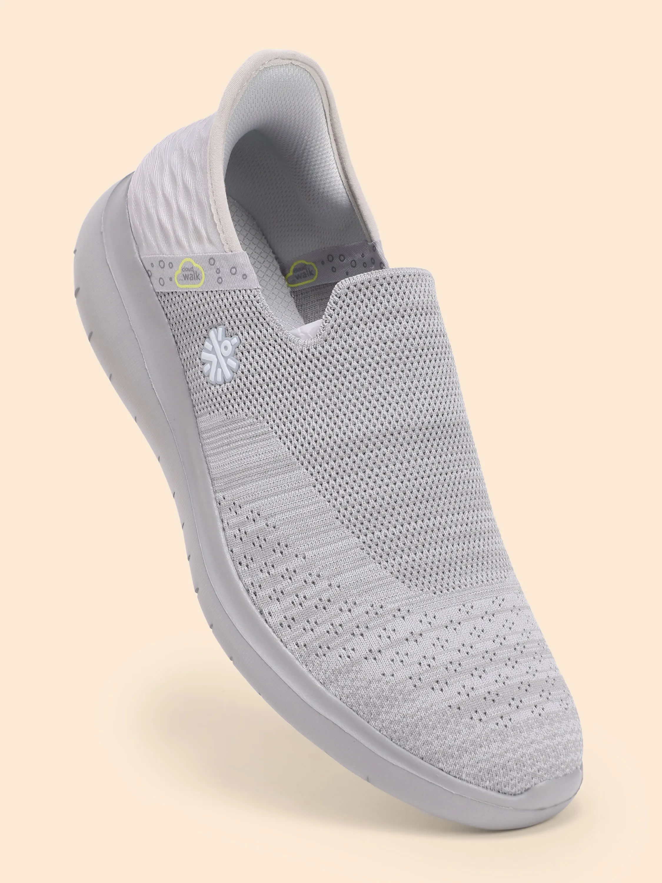 EZ  Walk Men's Walking Shoes - Pastel Grey