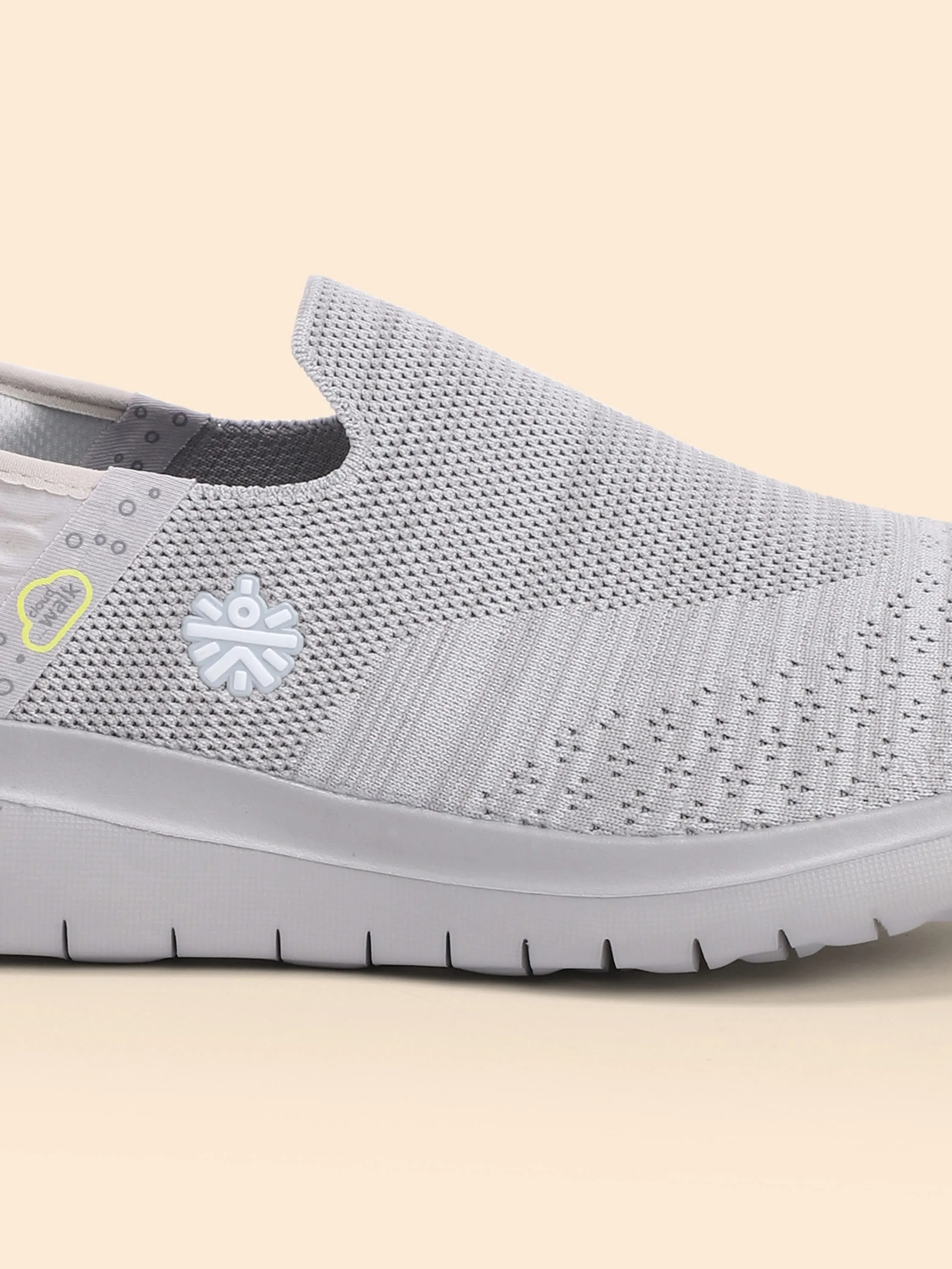 EZ  Walk Men's Walking Shoes - Pastel Grey