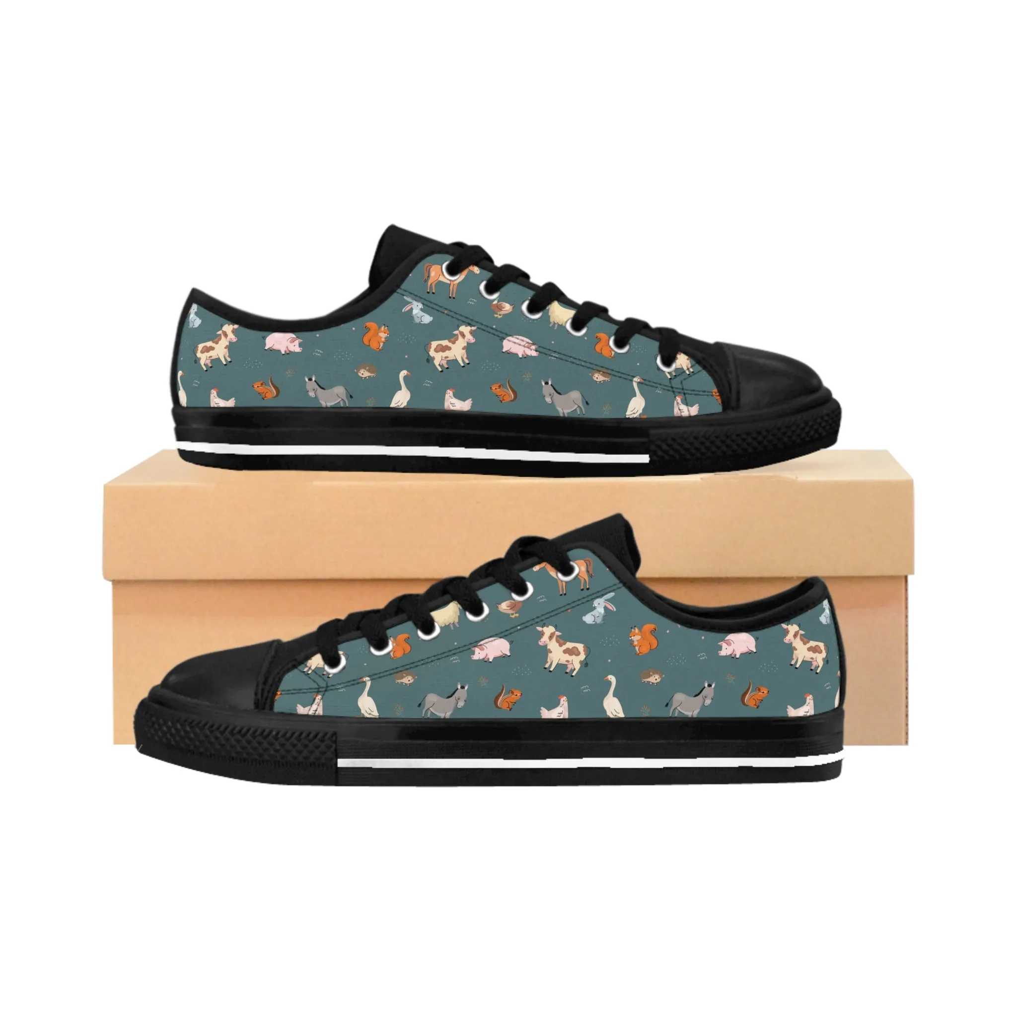 Farm Animals Women's Sneakers
