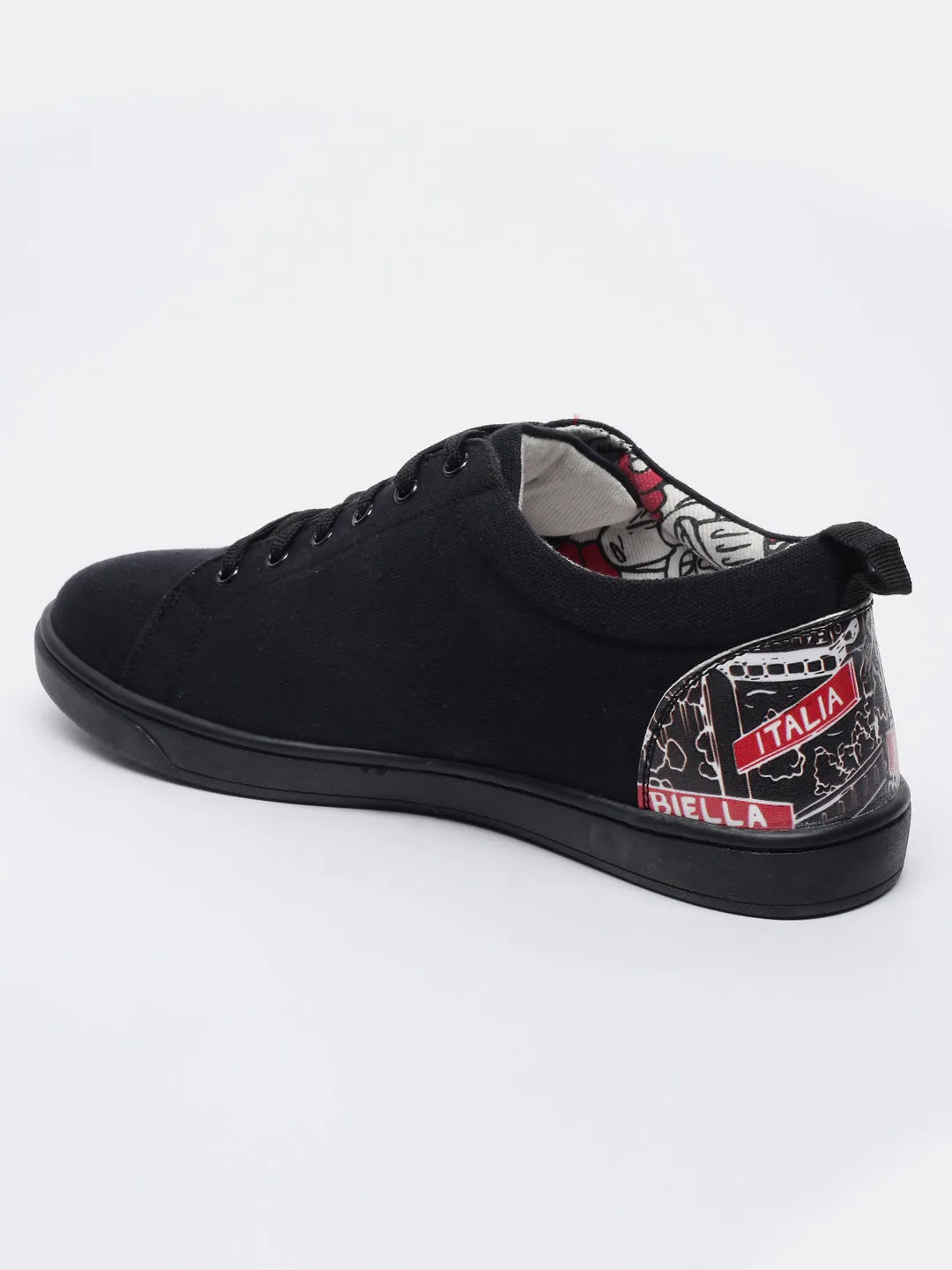 Fila Black Scribble Men's Canvas Sneakers