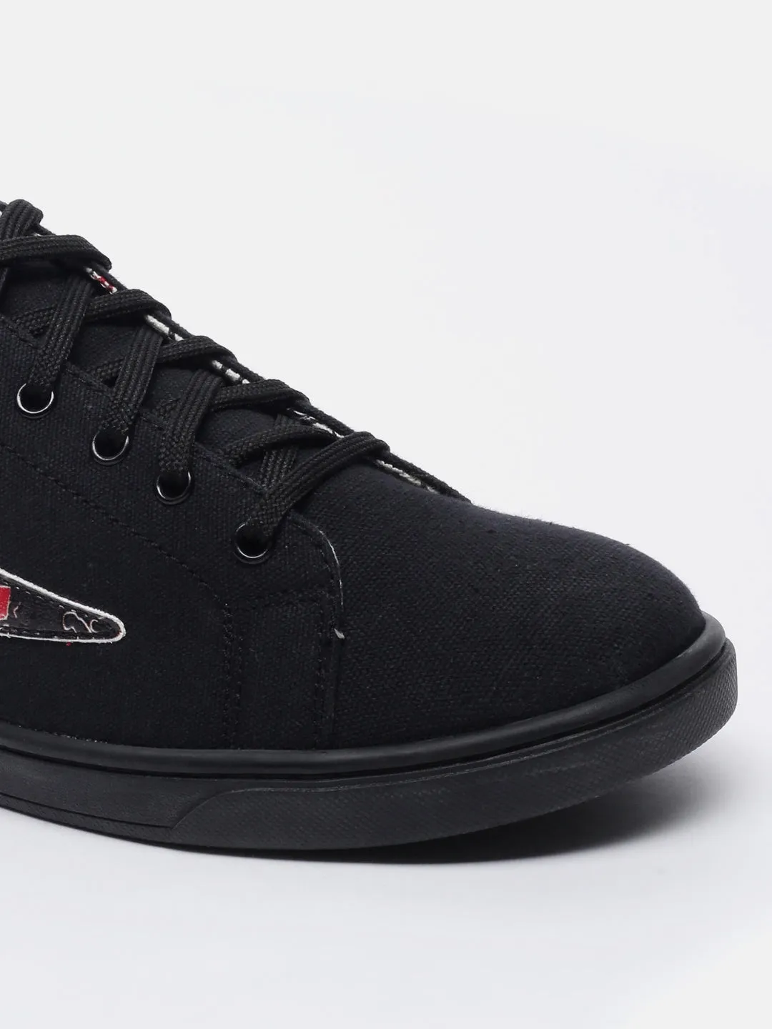 Fila Black Scribble Men's Canvas Sneakers