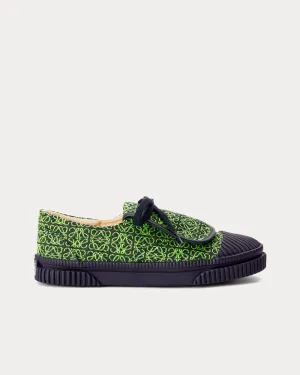 Flap Anagram Jacquard Apple Green / Deep Navy Low Top Sneakers