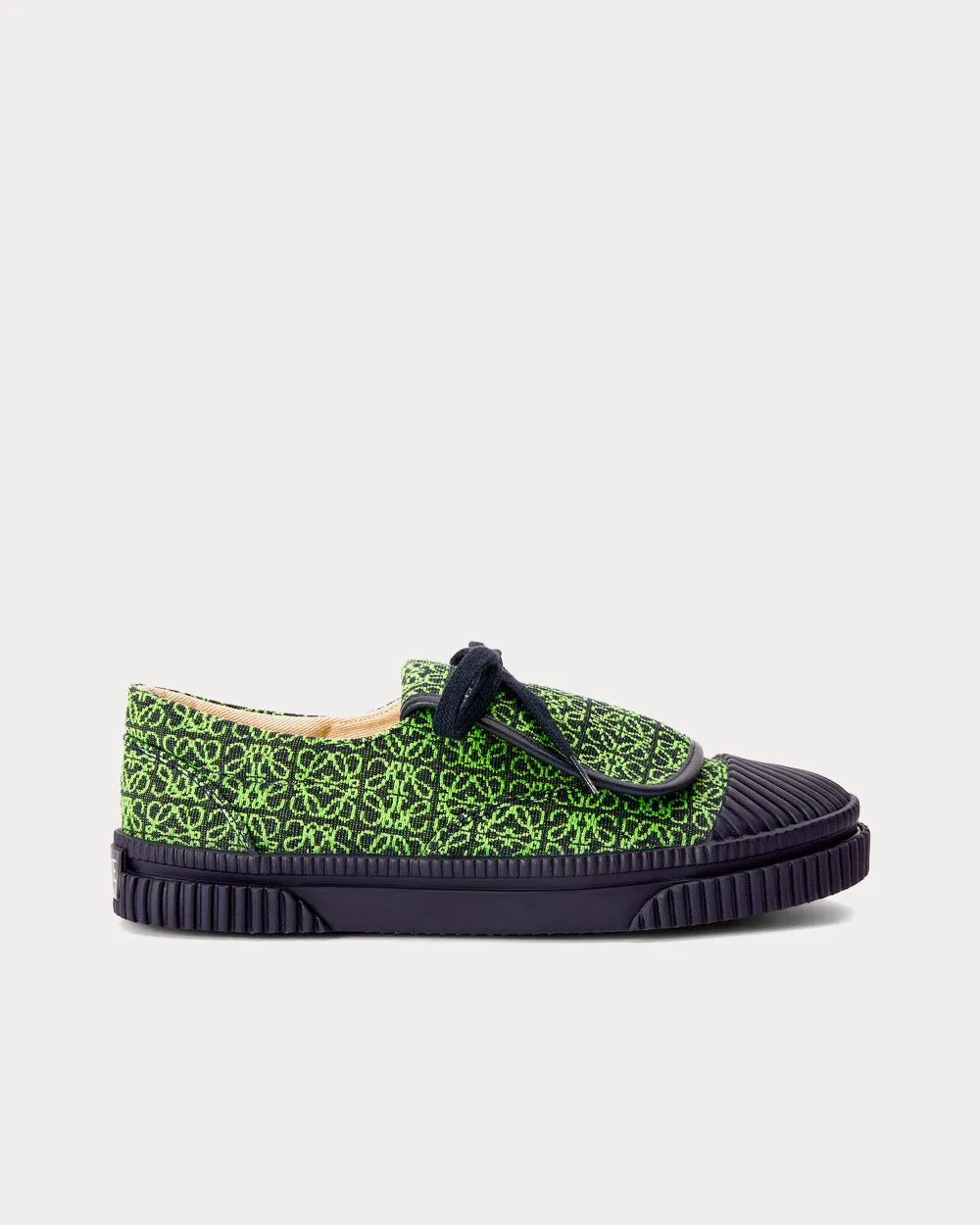 Flap Anagram Jacquard Apple Green / Deep Navy Low Top Sneakers