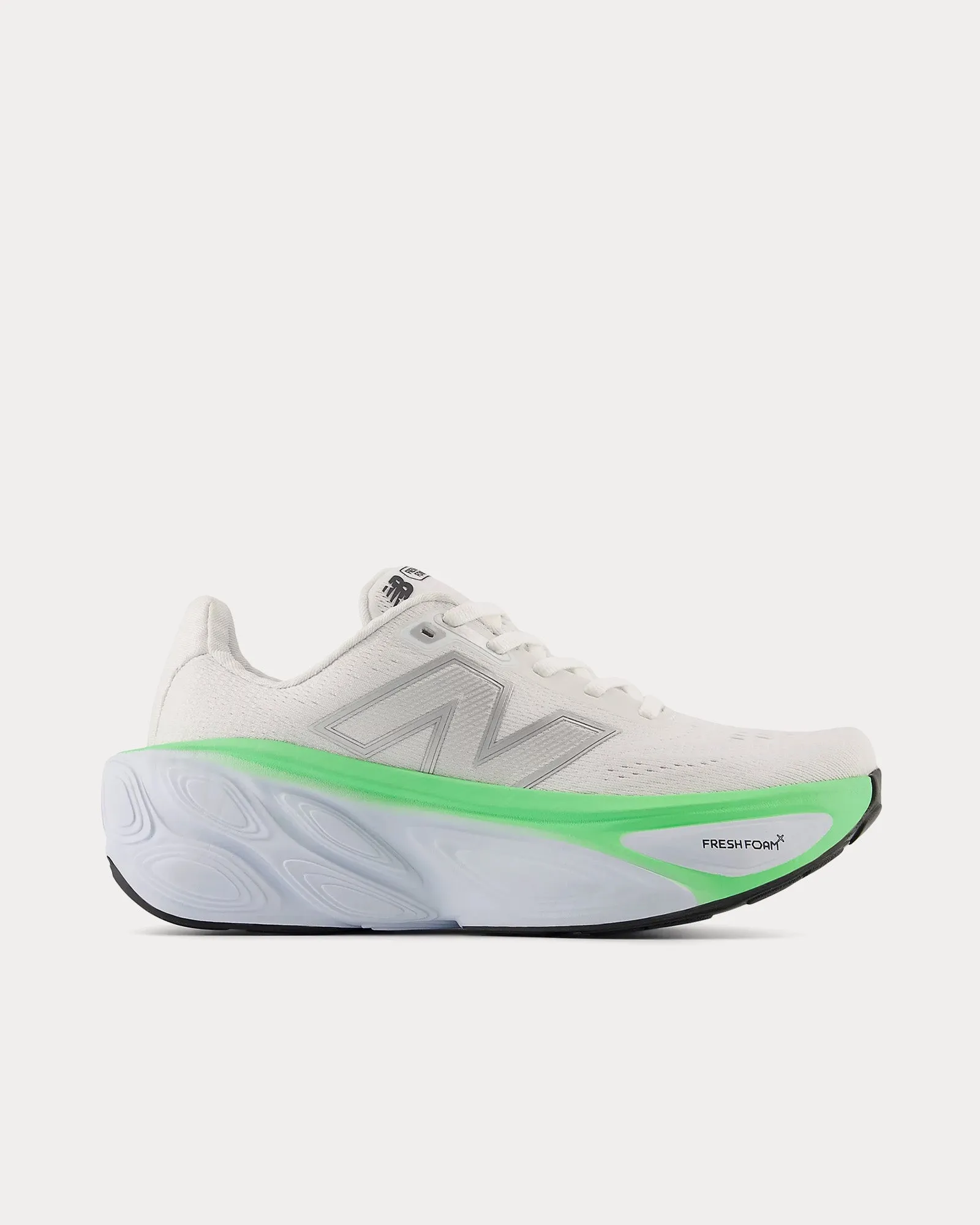 Fresh Foam X More v5 White / Ice Blue / Electric Jade Running Shoes