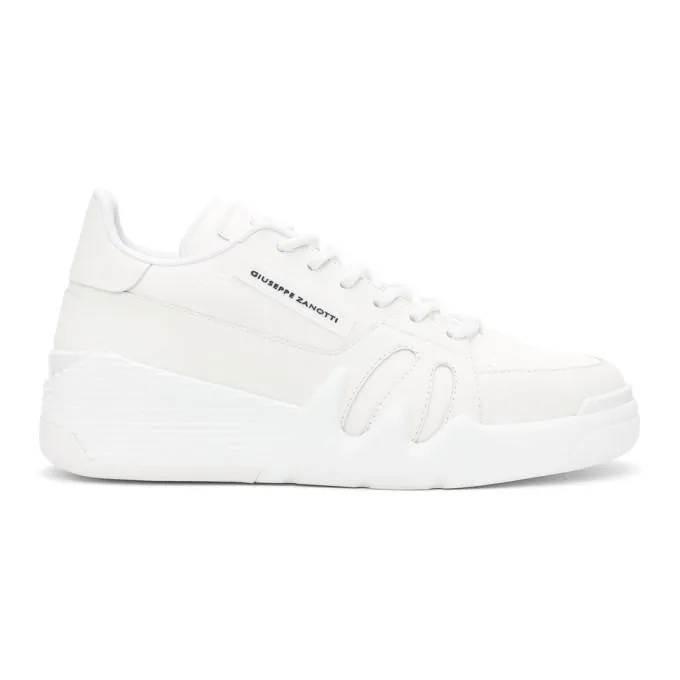 Giuseppe Zanotti White Jupiter Talon Sneakers