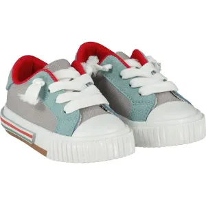 Grey Multi Canvas Sneakers