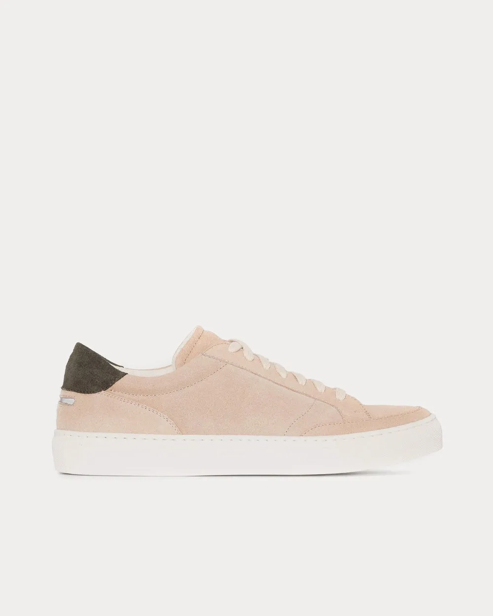 Helier Suede Neutral Low Top Sneakers