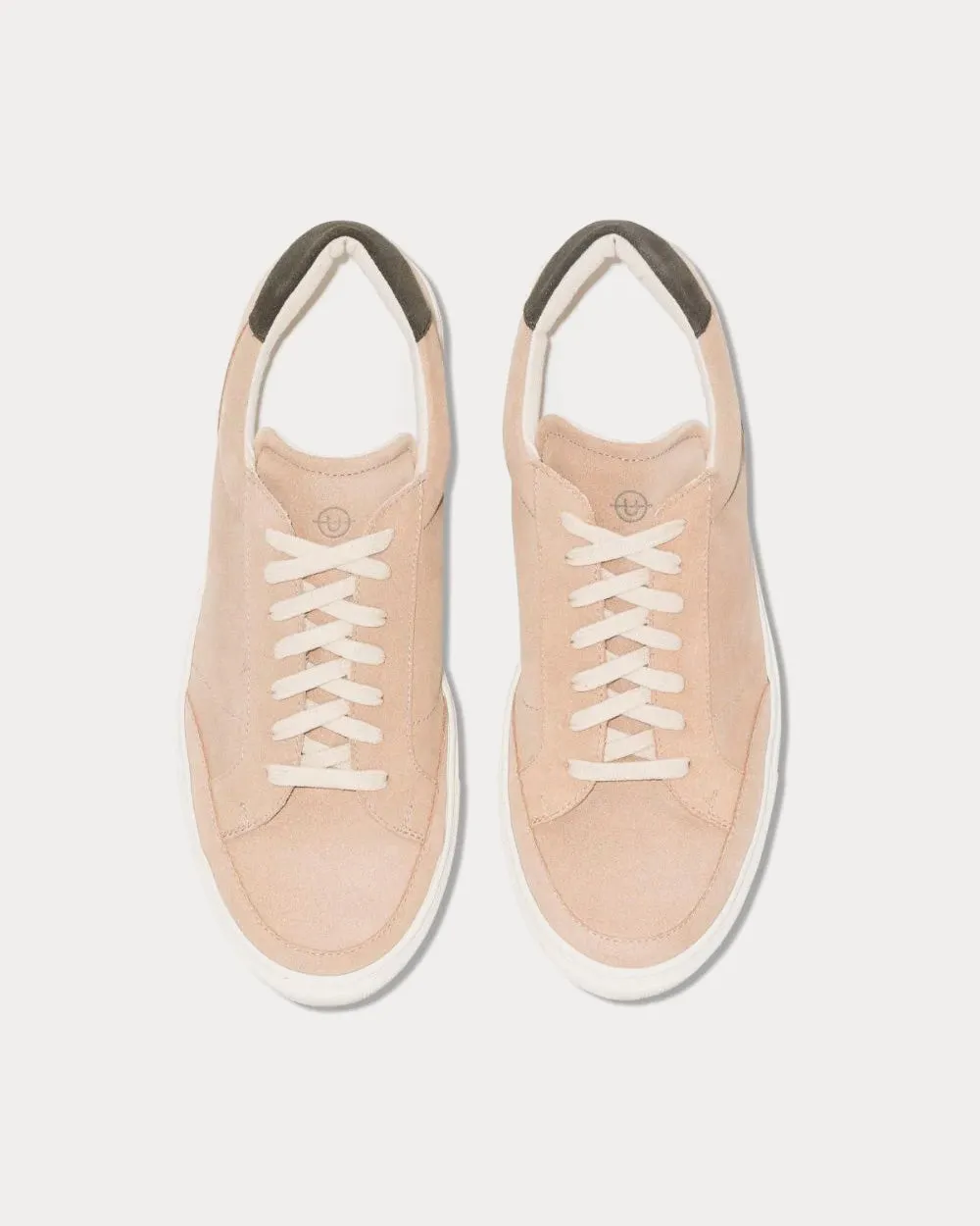 Helier Suede Neutral Low Top Sneakers
