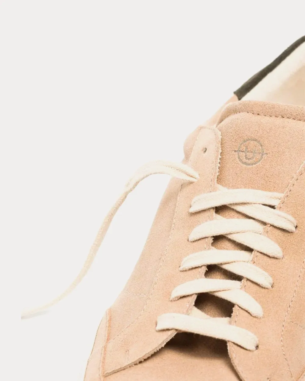 Helier Suede Neutral Low Top Sneakers