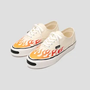 HERC FIRE PATTERN VULCANIZED SNEAKERS