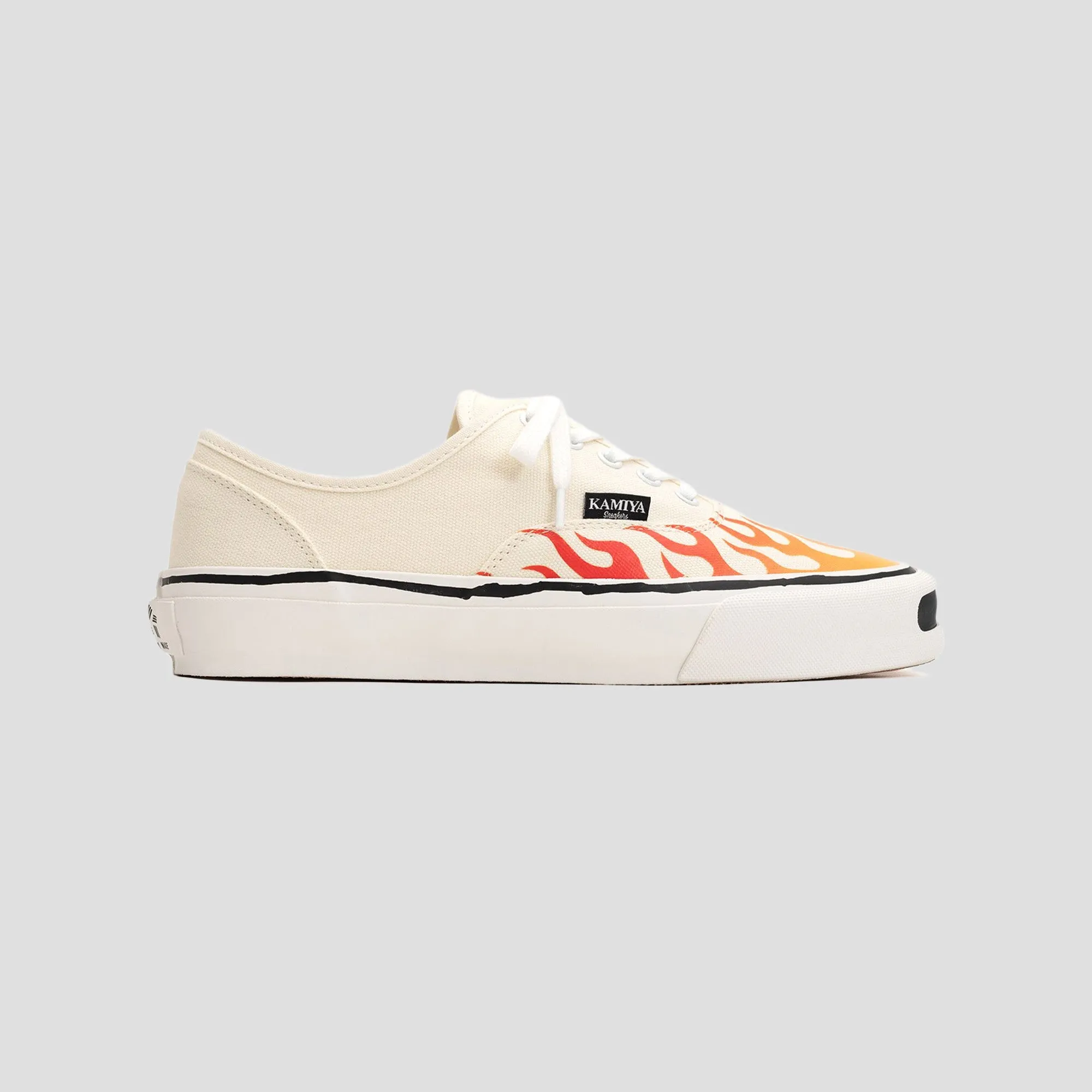 HERC FIRE PATTERN VULCANIZED SNEAKERS