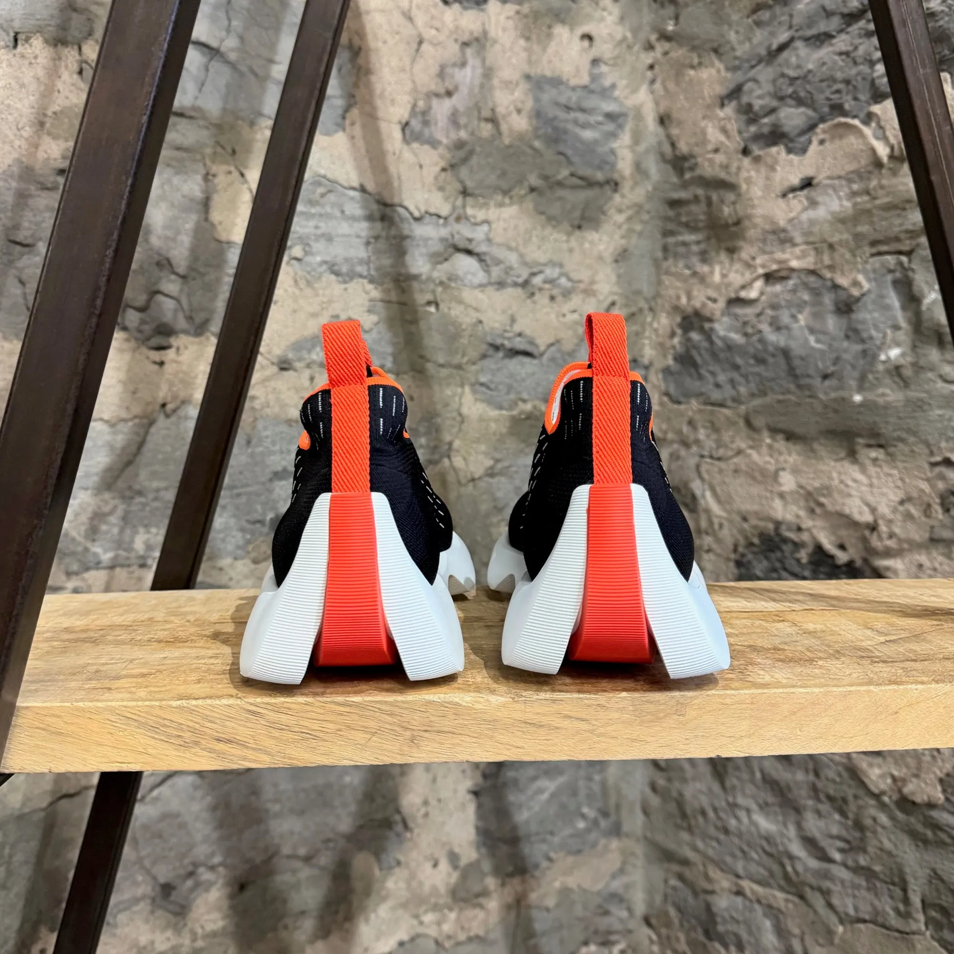 Hermès Black Eclair Technical Knit Sneakers