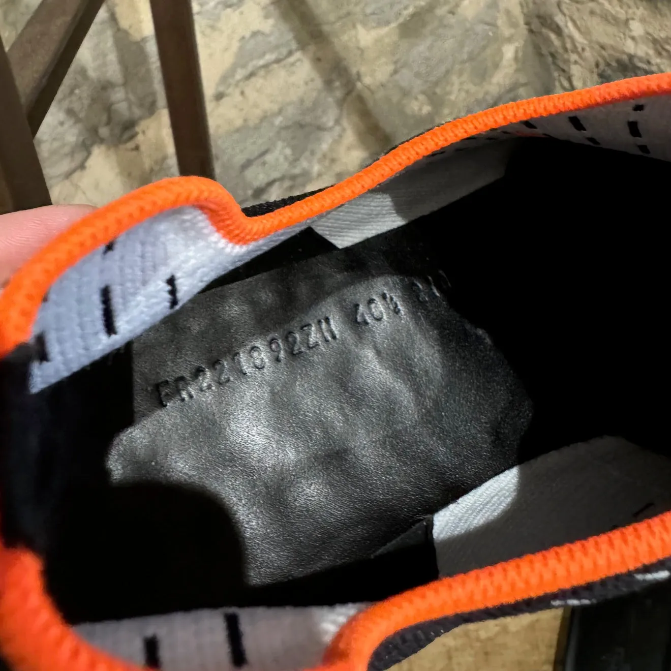 Hermès Black Eclair Technical Knit Sneakers