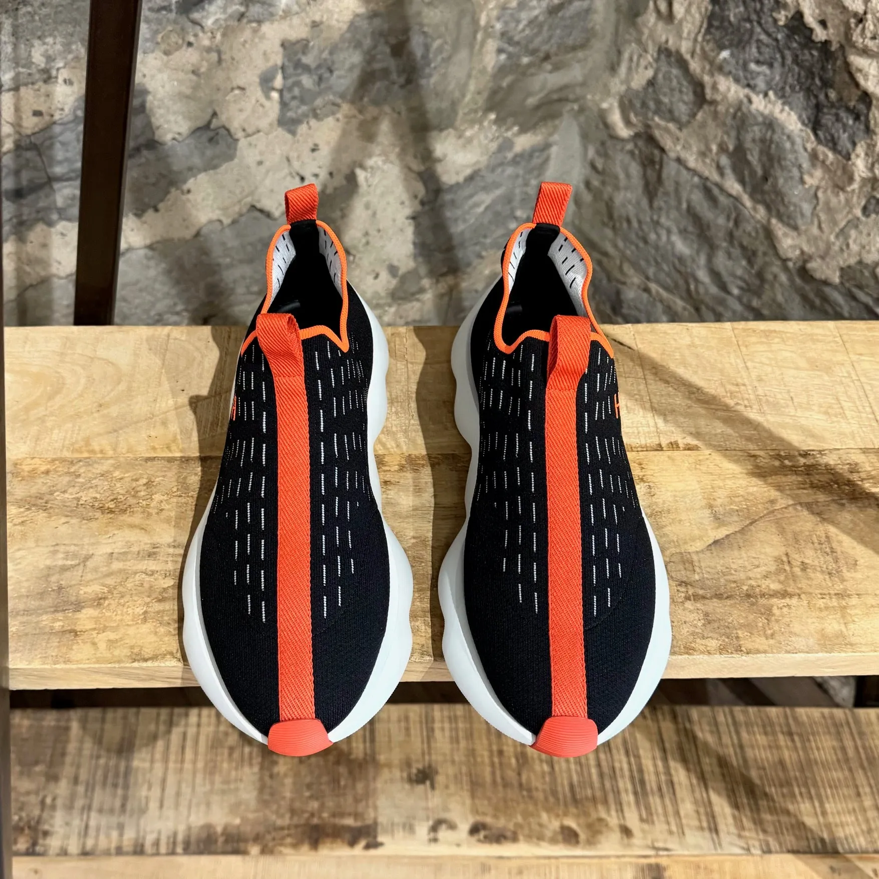 Hermès Black Eclair Technical Knit Sneakers