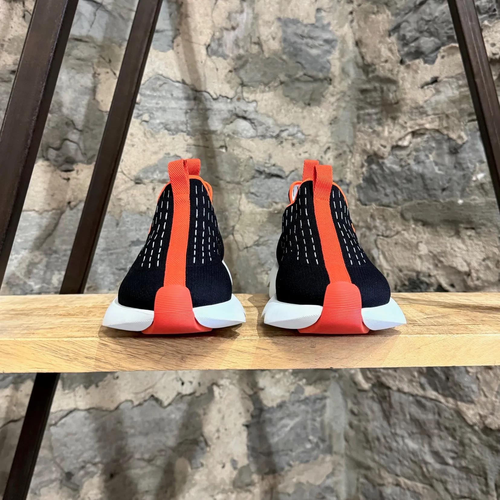 Hermès Black Eclair Technical Knit Sneakers