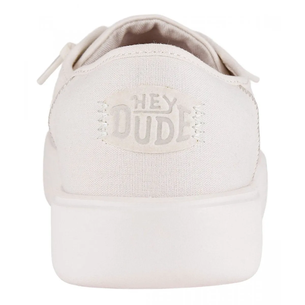 Hey Dude - Cody M Canvas - White