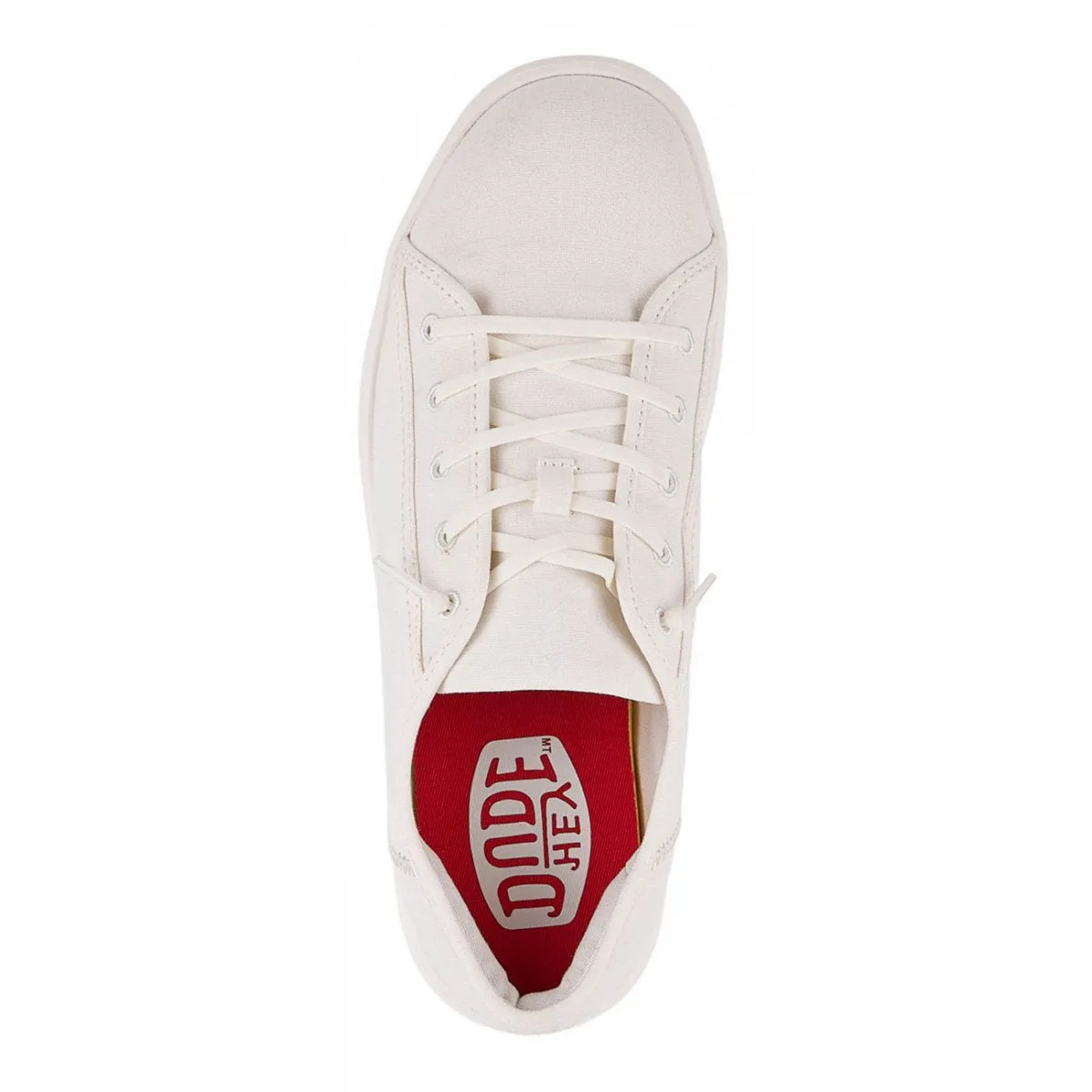 Hey Dude - Cody M Canvas - White