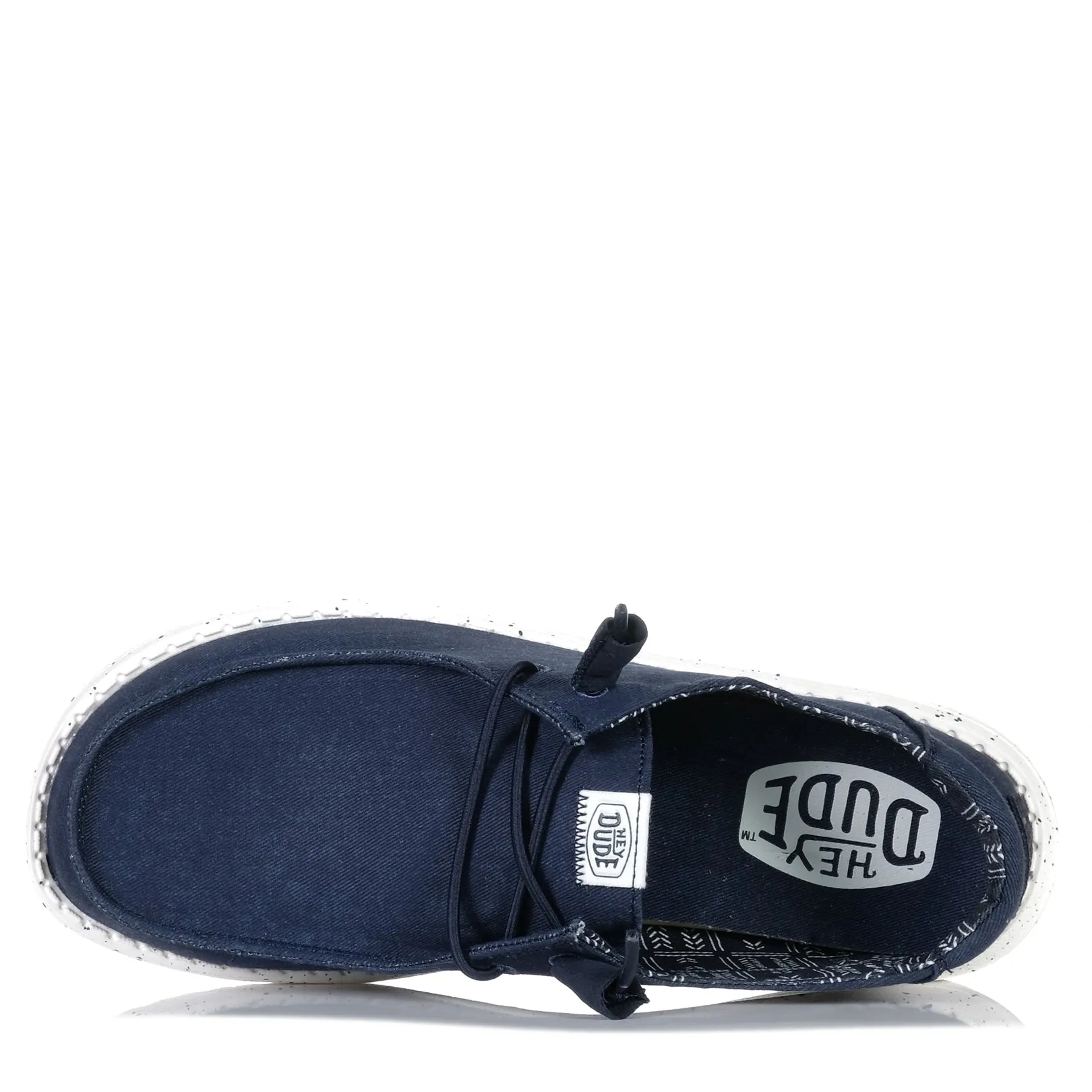 Hey Dude Womens Wendy Stretch Canvas Navy