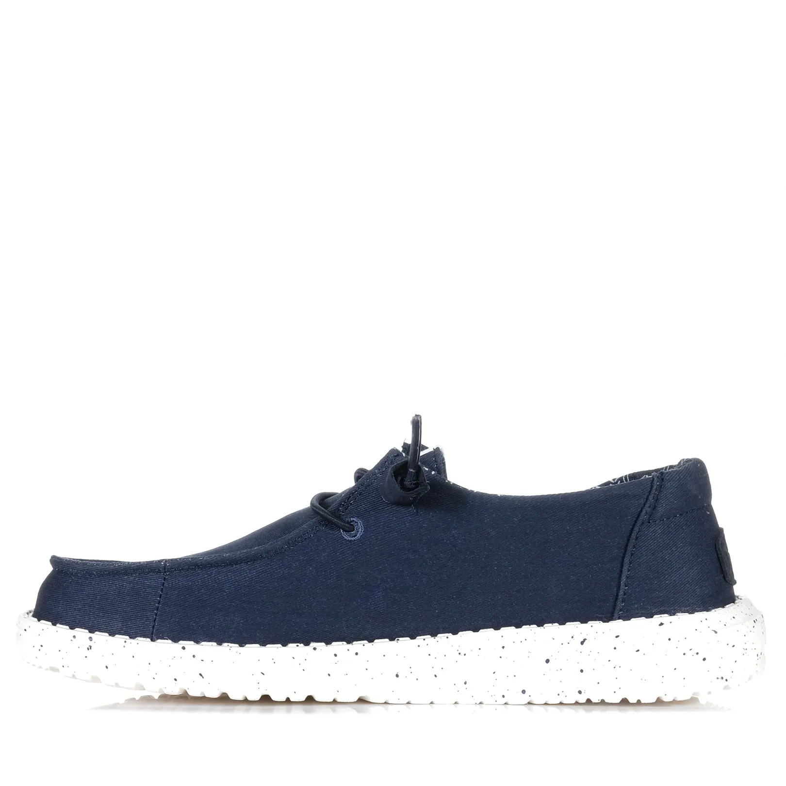 Hey Dude Womens Wendy Stretch Canvas Navy
