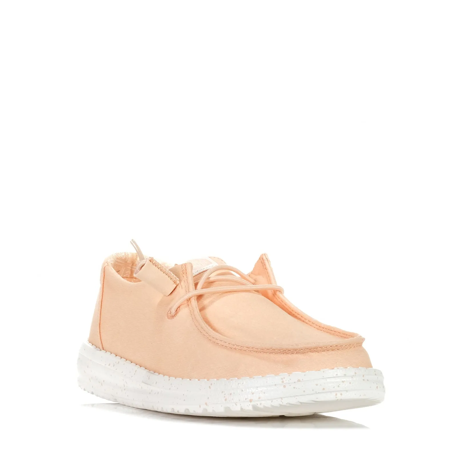 Hey Dude Womens Wendy Stretch Canvas Peach