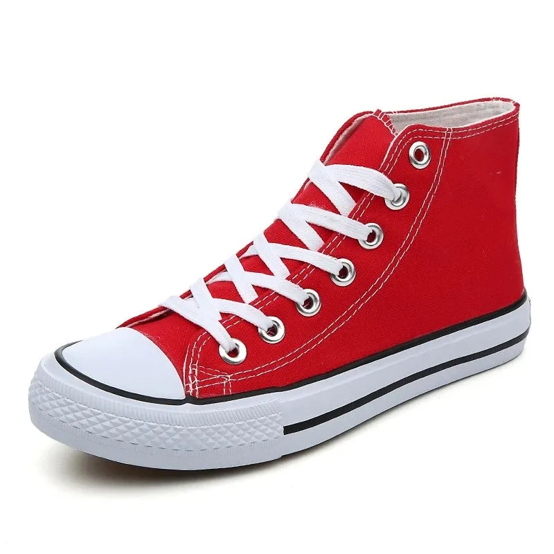 Hudson™ Canvas Gevulcaniseerde Heren Hoge Sneakers