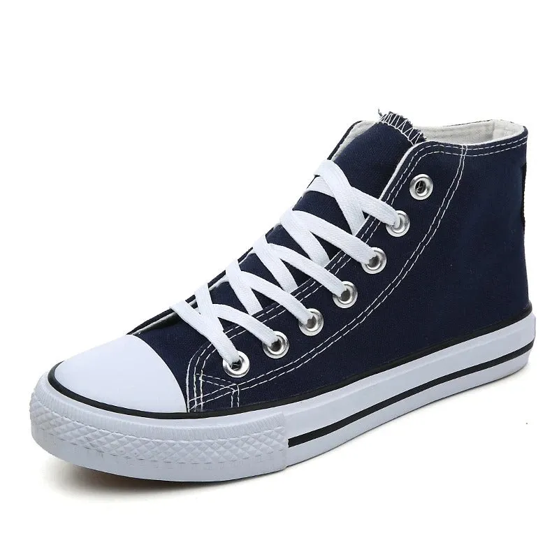 Hudson™ Canvas Gevulcaniseerde Heren Hoge Sneakers
