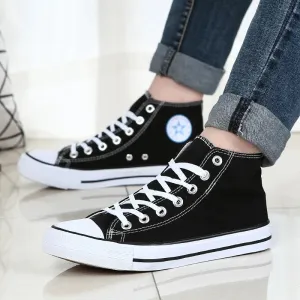 Hudson™ Canvas Gevulcaniseerde Heren Hoge Sneakers