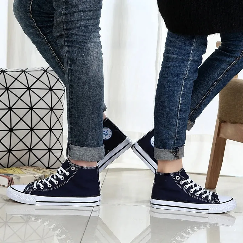 Hudson™ Canvas Gevulcaniseerde Heren Hoge Sneakers