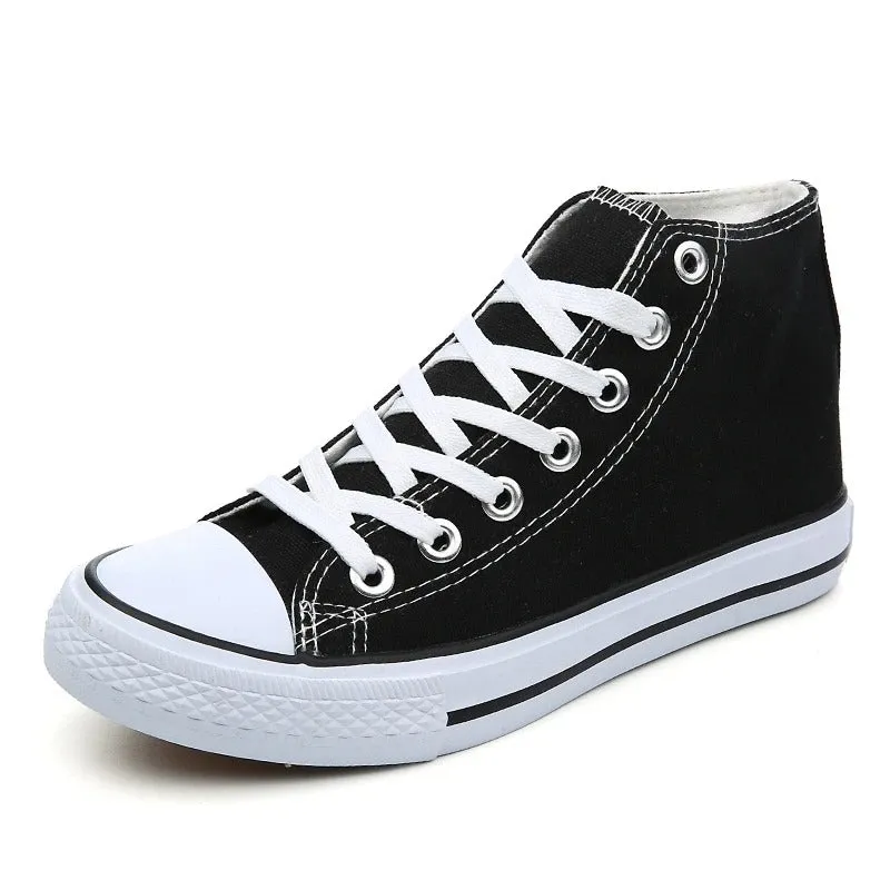 Hudson™ Canvas Gevulcaniseerde Heren Hoge Sneakers