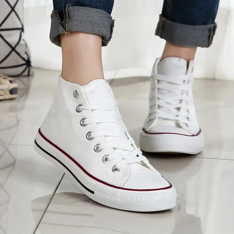 Hudson™ Canvas Gevulcaniseerde Heren Hoge Sneakers