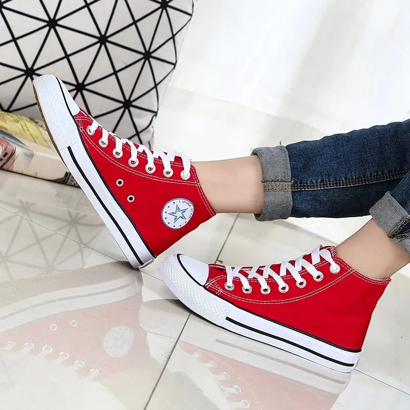 Hudson™ Canvas Gevulcaniseerde Heren Hoge Sneakers