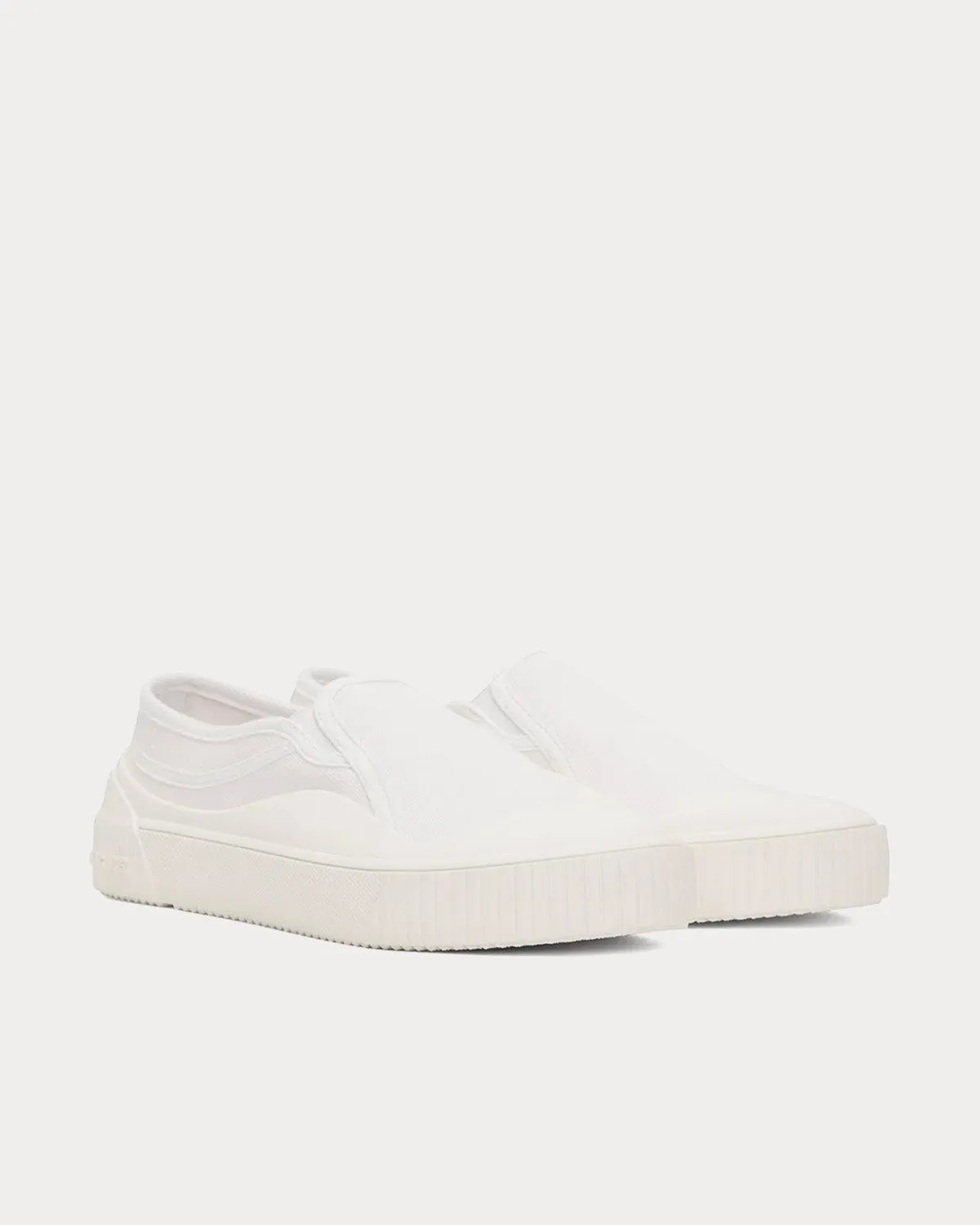Iggy Basse White Slip On Sneakers