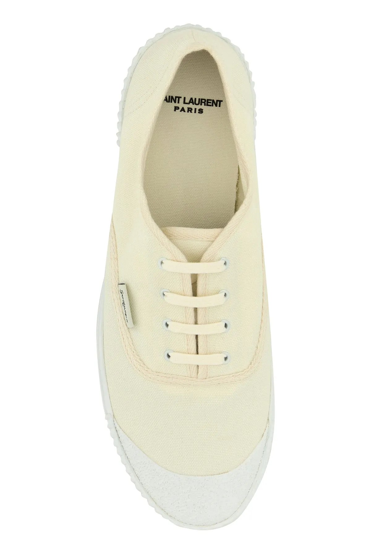 Ivory canvas Wes sneakers