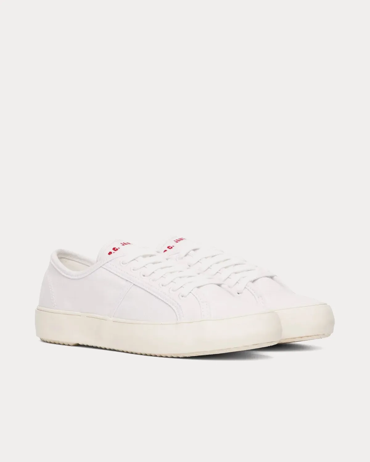 Jane Canvas 'Jane Birkin Edition' White Low Top Sneakers