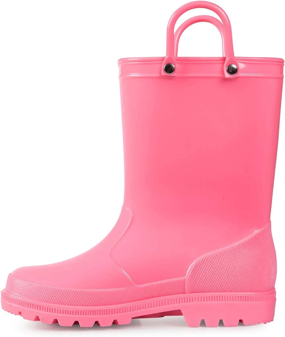 Kids Rain Boots, Toddler Girls & Boys Rain Boots Waterproof Memory Foam Insole and Easy-On Handles
