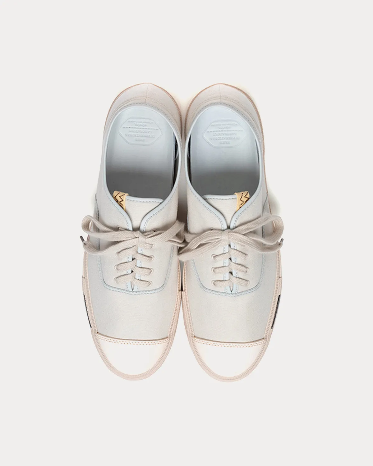 Logan Deck Lo Canvas Ivory Low Top Sneakers
