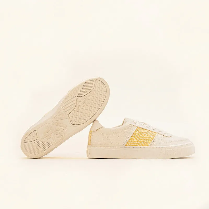 Mai Chau Canvas Beige und Gelb