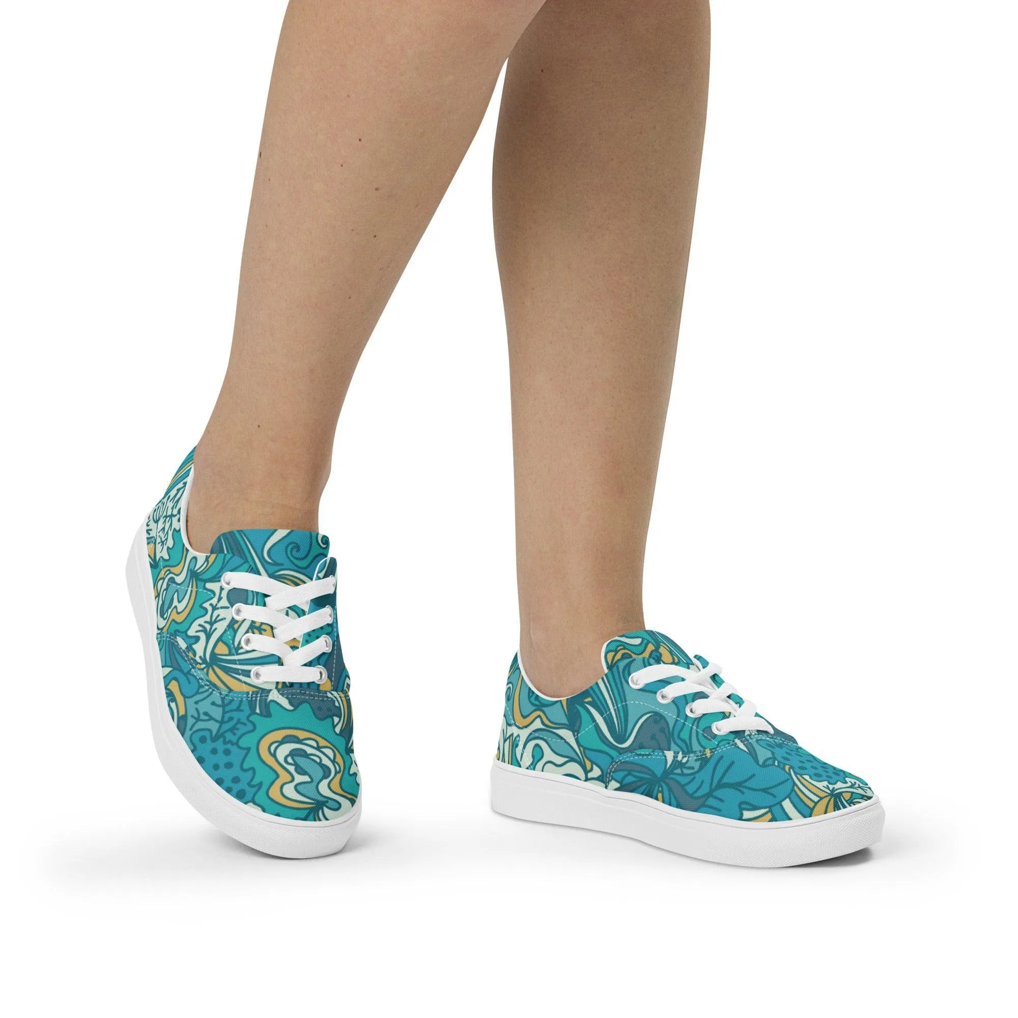 Masu Lace Up Canvas Sneakers