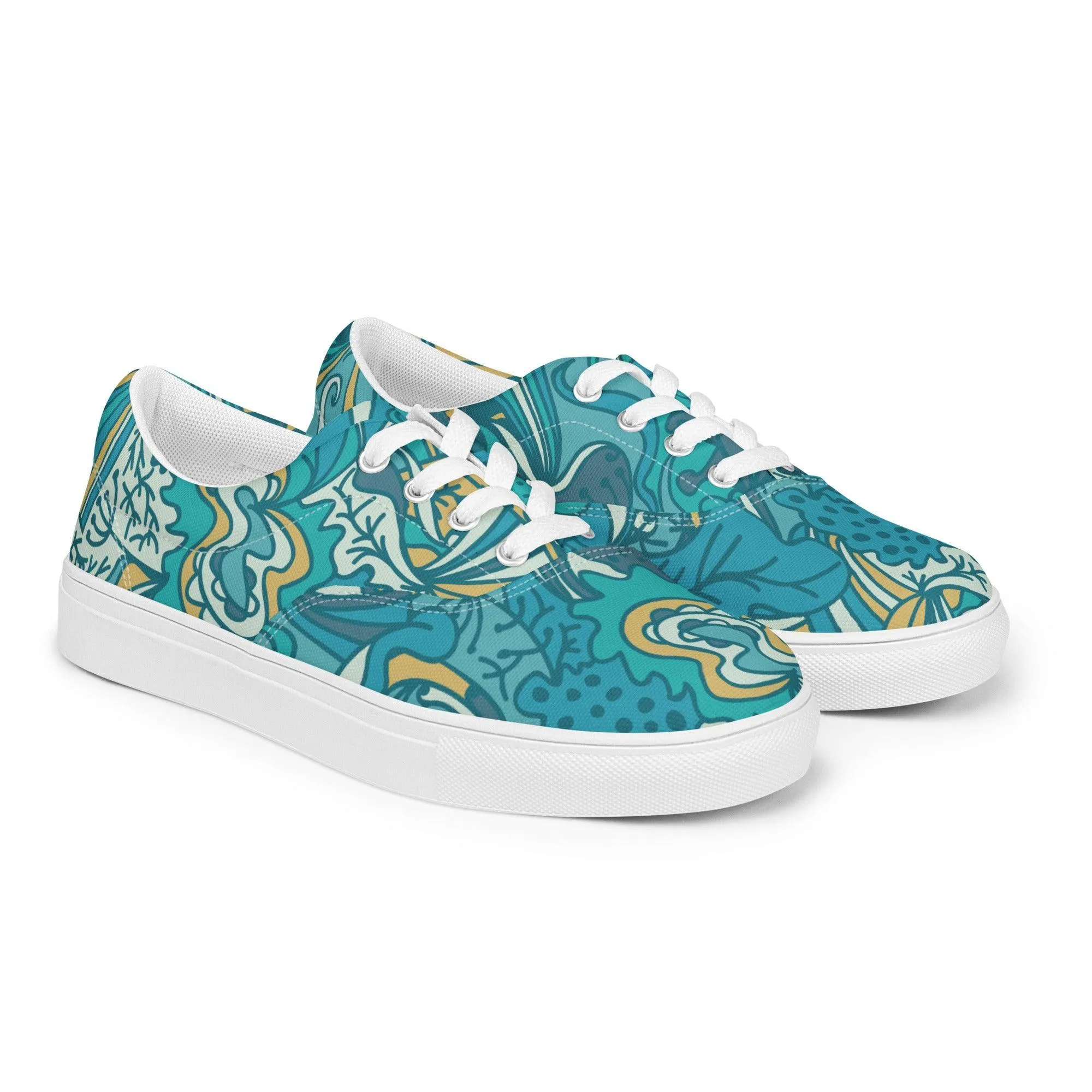 Masu Lace Up Canvas Sneakers