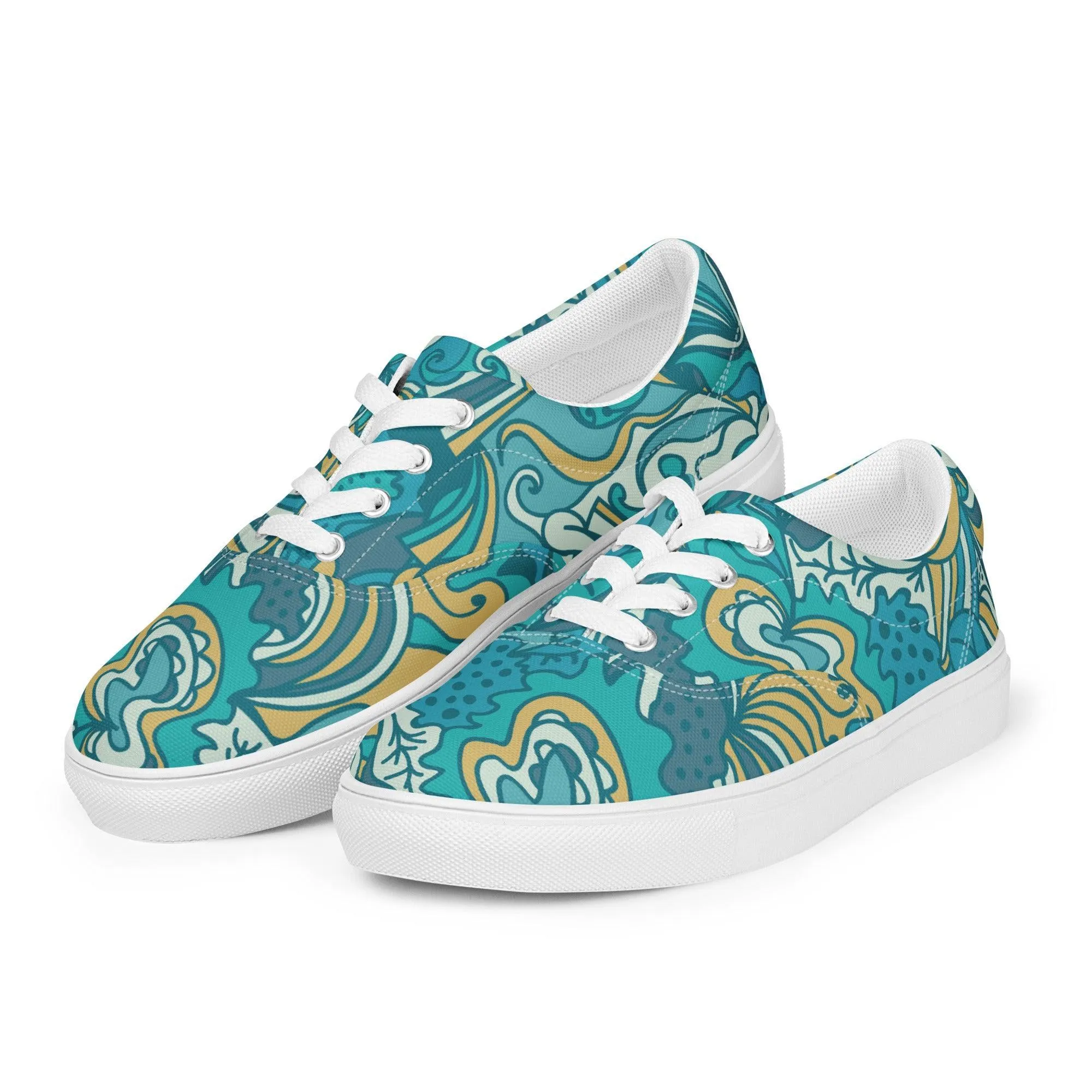 Masu Lace Up Canvas Sneakers