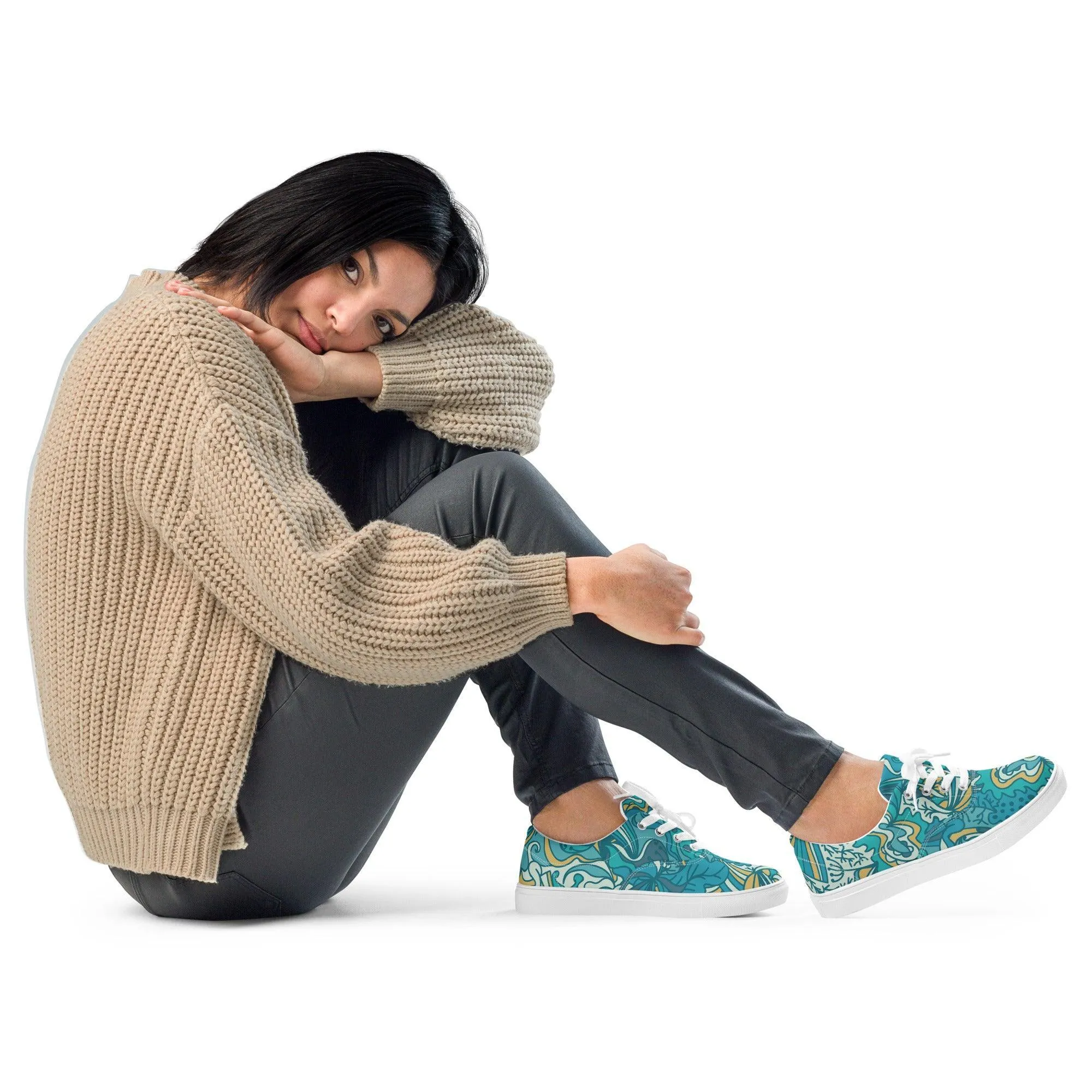 Masu Lace Up Canvas Sneakers