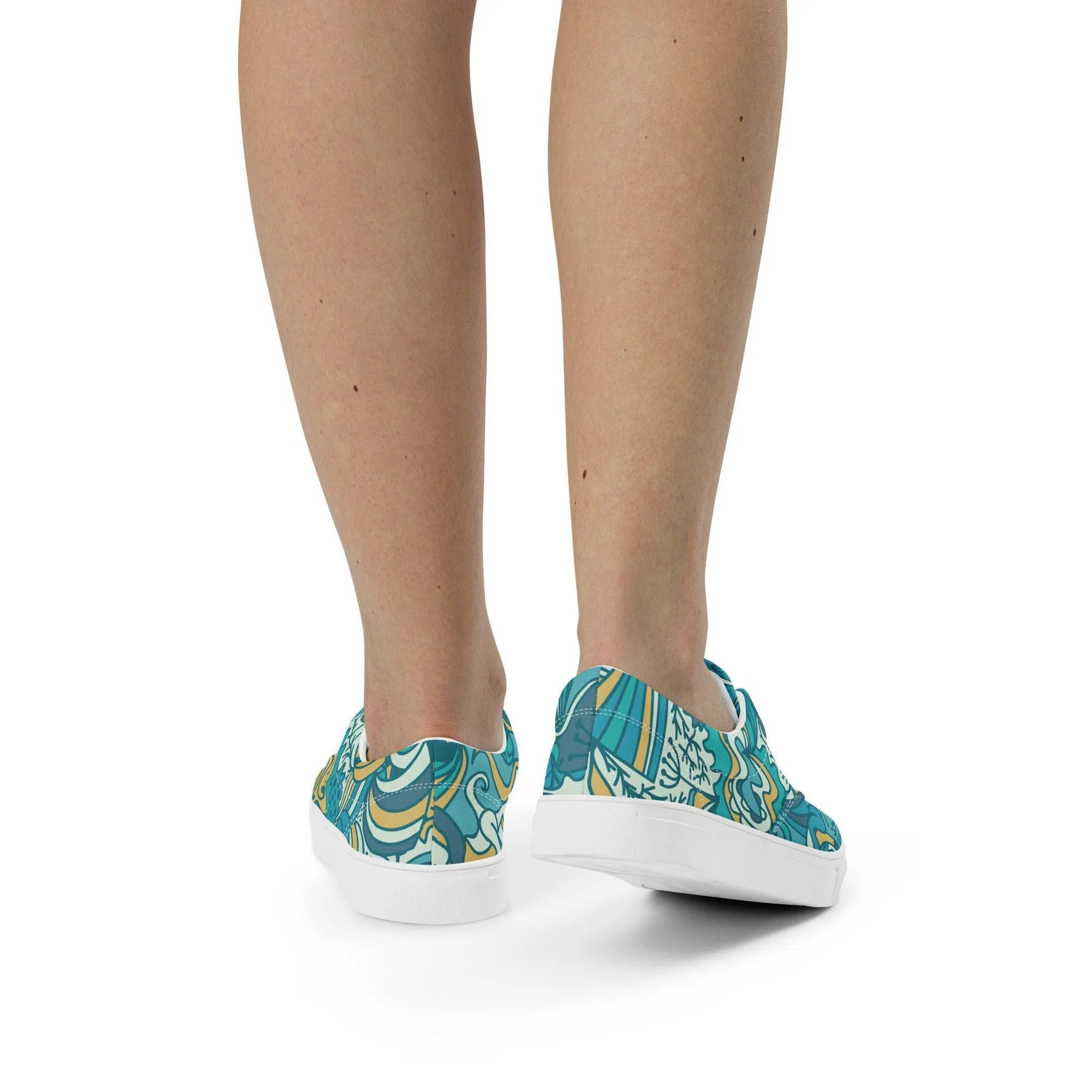 Masu Lace Up Canvas Sneakers