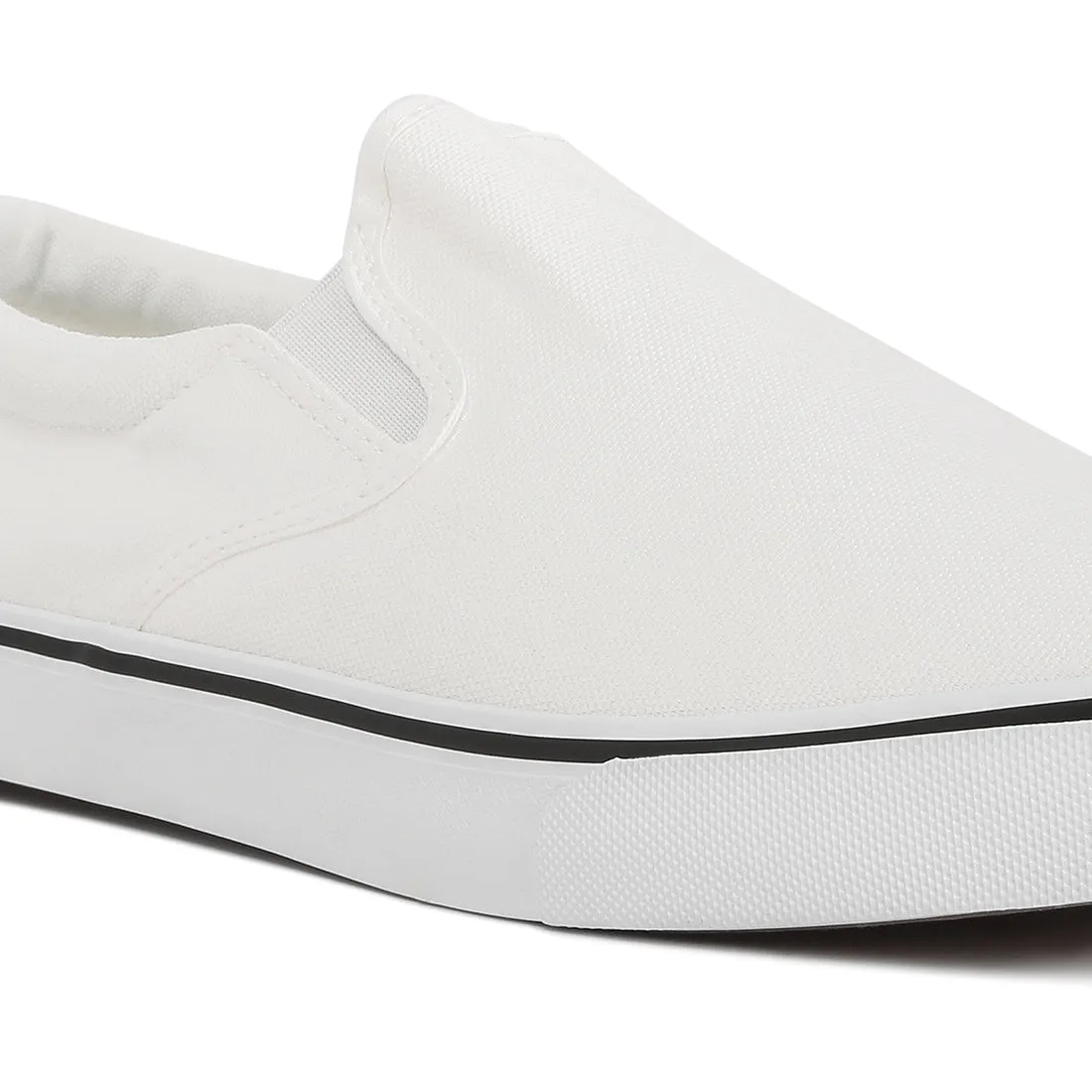 Men's Canvas Slip On Sneakers