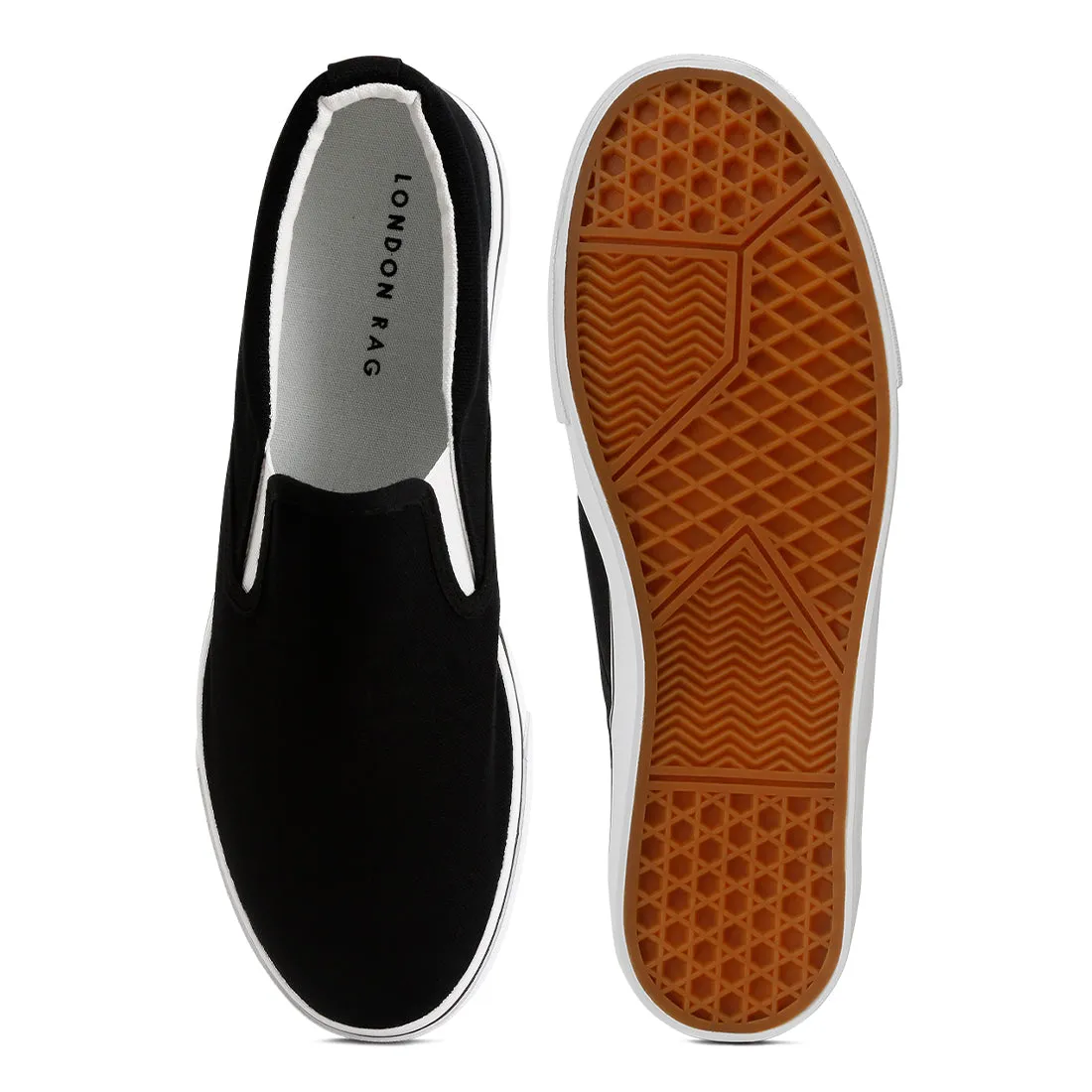 Men's Canvas Slip On Sneakers