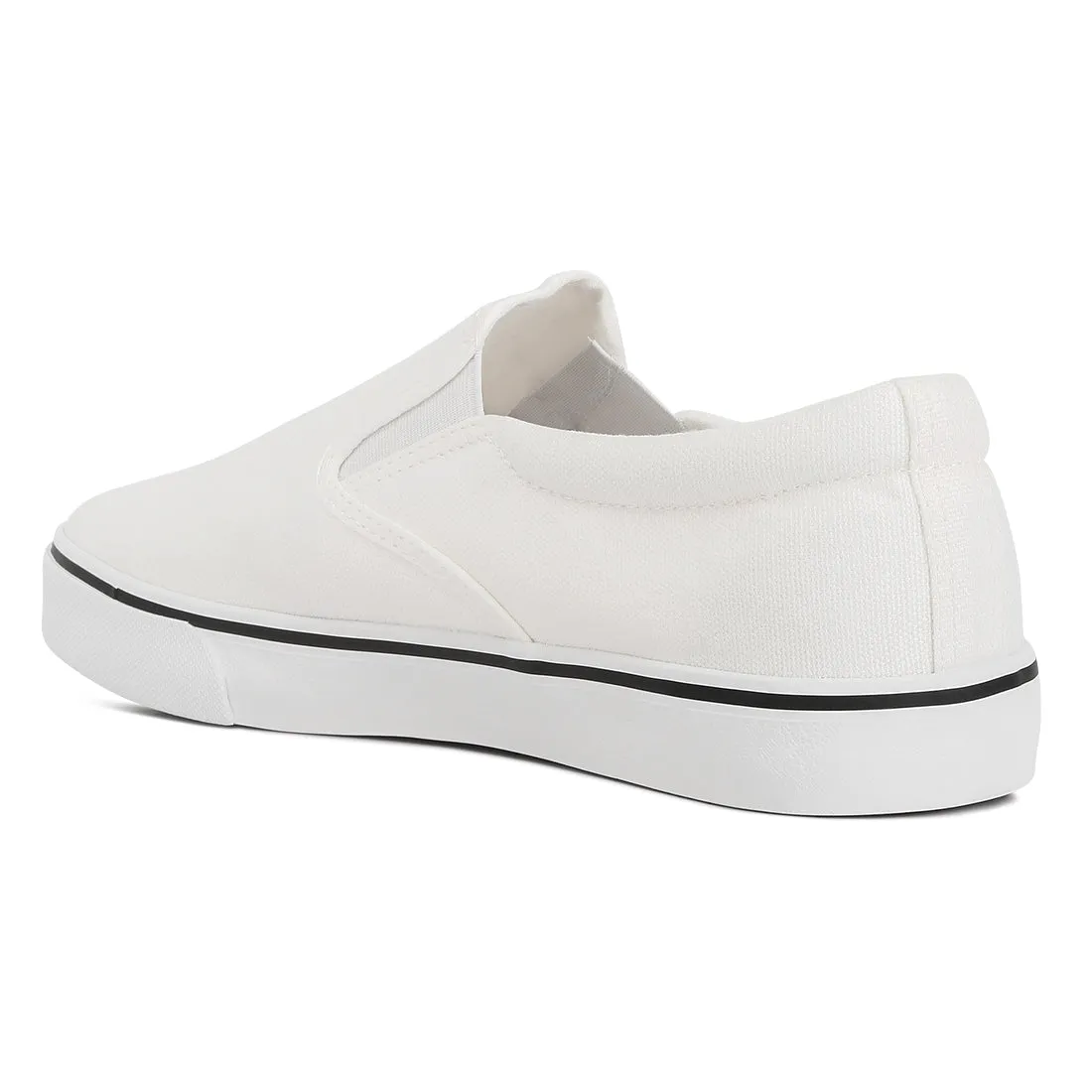 Men's Canvas Slip On Sneakers