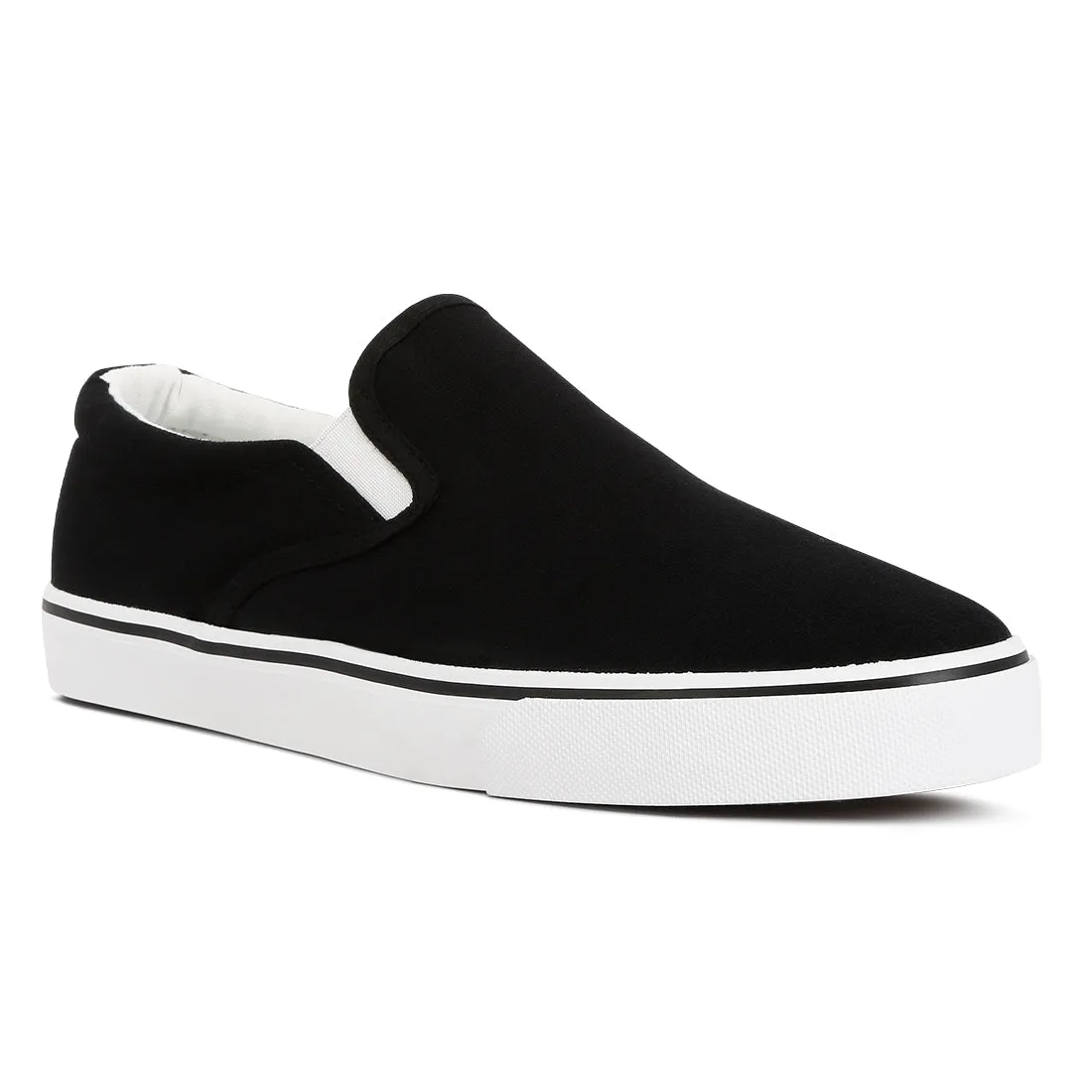 Men's Canvas Slip On Sneakers