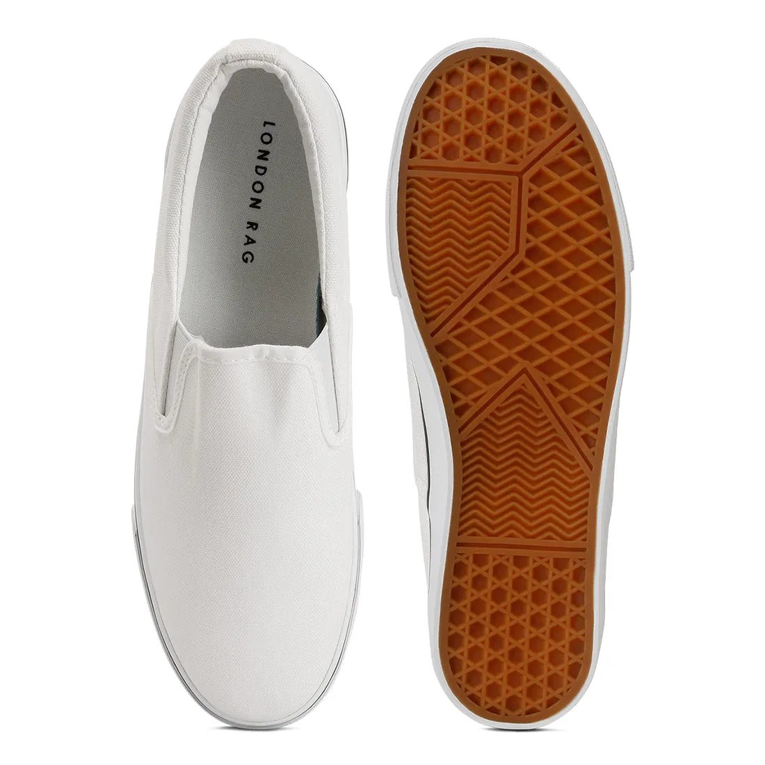 Men's Canvas Slip On Sneakers