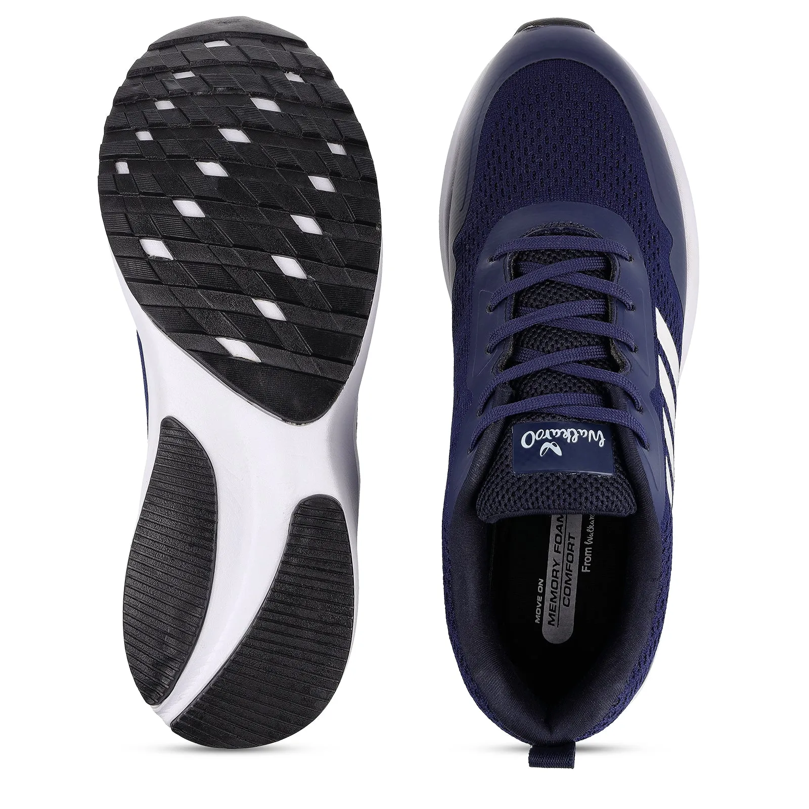 Men's Lace-up Sports Shoe - WS9089 Navy Blue